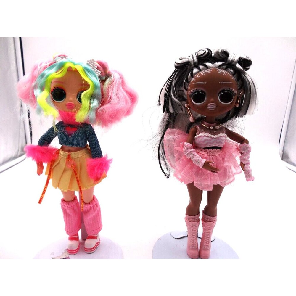 LOL Surprise OMG Sunshine Makeover Bubblegum DJ Fashion Doll and Changing Hair D